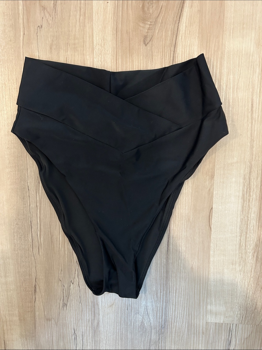 Aerie High Cross-Waist Cheeky Swim Bottoms